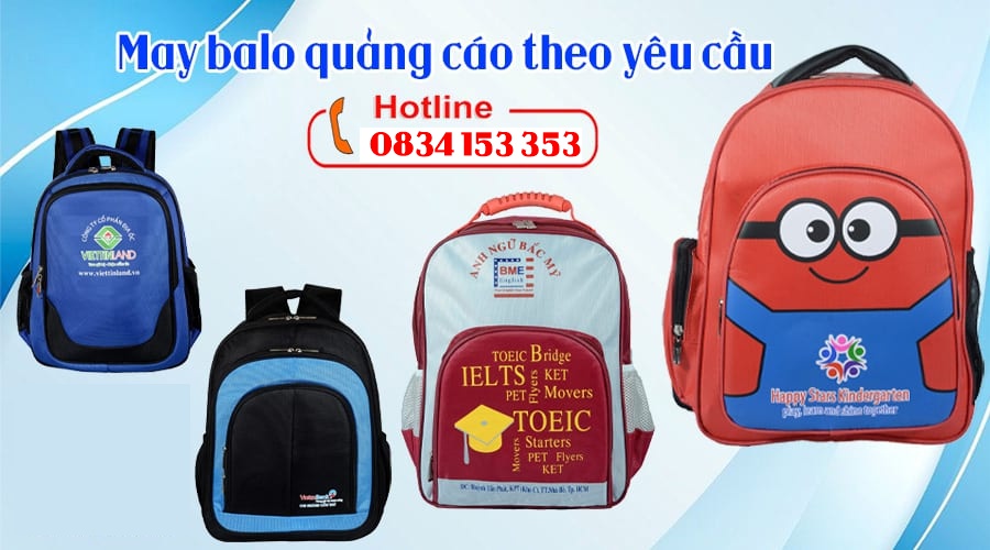 LIMAC xưởng may balo quảng cáo chất lượng, uy tín tại TP.HCM