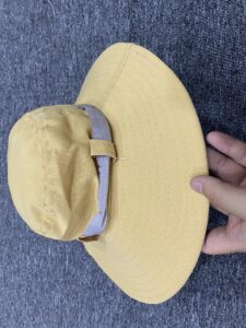 mũ tai bèo 2 lớp vành 10 cm - có dây đai