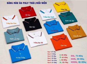 Thiết kế và in áo thun cá sấu poly thái - Sáng tạo, độc đáo, đáp ứng mọi yêu cầu