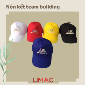 nón kết in logo nhiều màu team building