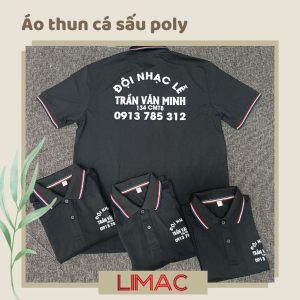 Áo thun cá sấu Poly - In logo doanh nghiệp | Mẫu 11