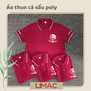 Áo thun cá sấu Poly - In logo doanh nghiệp | Mẫu 12