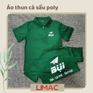 Áo thun cá sấu Poly - In logo doanh nghiệp | Mẫu 3