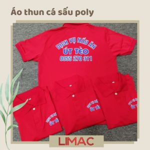 Áo thun cá sấu Poly - In logo doanh nghiệp | Mẫu 6
