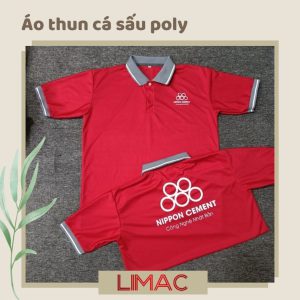 Áo thun cá sấu Poly - In logo doanh nghiệp | Mẫu 9