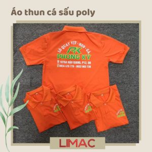 Áo thun cá sấu Poly - Mẫu Quán ăn Phong Ký