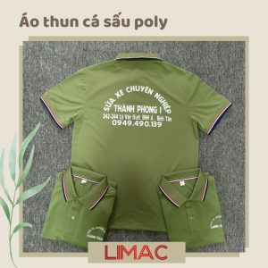 Áo thun cá sấu Poly - Mẫu Sửa xe Thành Phong 1