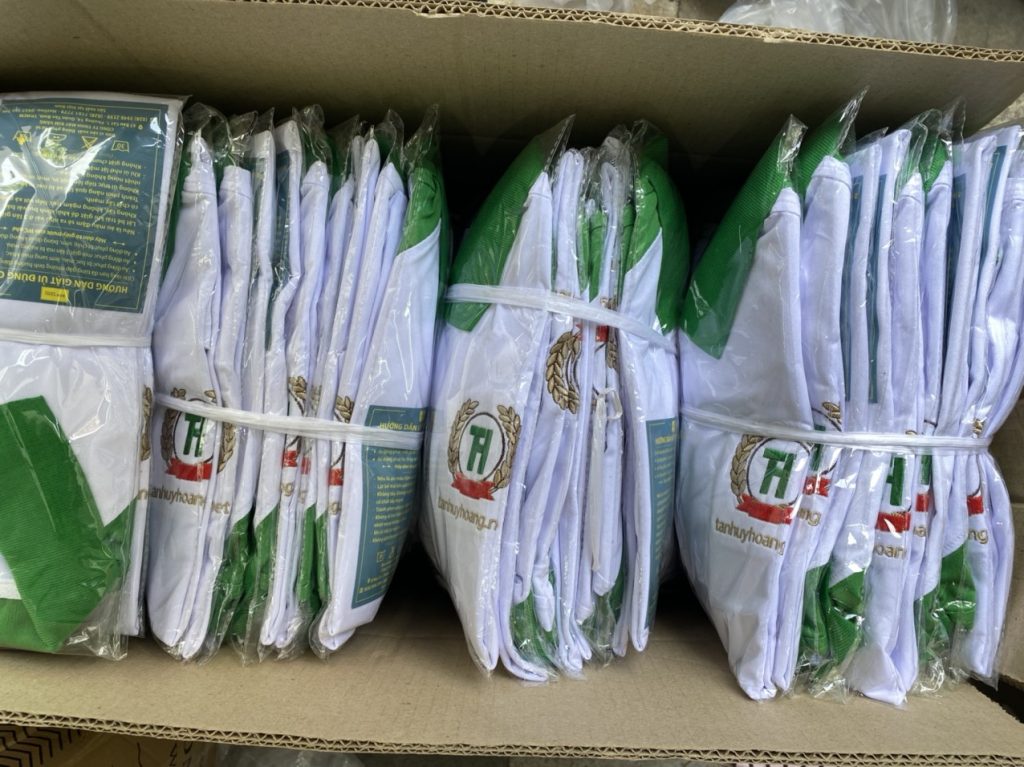 Áo thun quảng cáo in logo các hàng dầu nhớt, phân bón, thuốc bảo vệ thực vật giá tốt