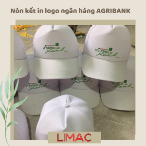 Nón kết in logo ngân hàng AGRIBANK