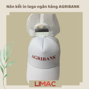 Nón kết in logo ngân hàng AGRIBANK PHỐI LƯỚI