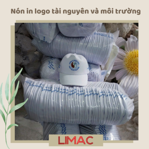 nón kết in logo tài nguyên và môi trường