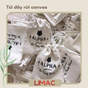 Túi dây rút canvas