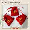 Túi dâu rút nhung - tiệm vàng