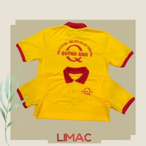 Áo thun cá sâu Poly- Mẫu áo in logo doanh nghiệp