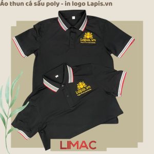 áo thun cá sấu poly thêu logo Lapis.vn