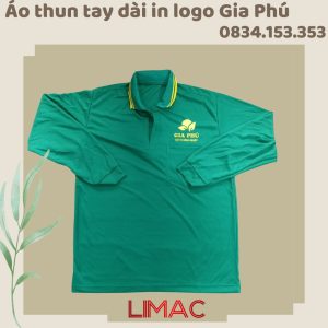 áo thun tay dài in logo Gia Phú