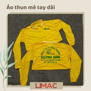 Xưởng may áo thun tay dài quà tặng cửa hàng vật tư nông nghiệp, thuốc thức ăn thủy sản