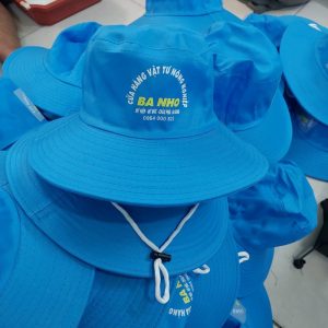 Xưởng may nón bucket, mũ tai bèo vành ngắn in thêu theo yêu cầu
