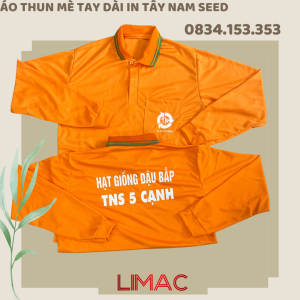 Áo thun tay dài in logo Tây Nam Seed