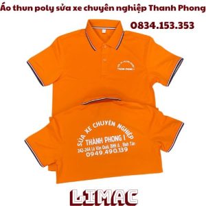 áo thun poly sửa xe chuyên nghiệp Thành Phong