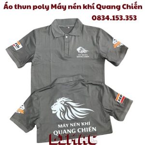 áo thun poly Máy nén khí Quang Chiến