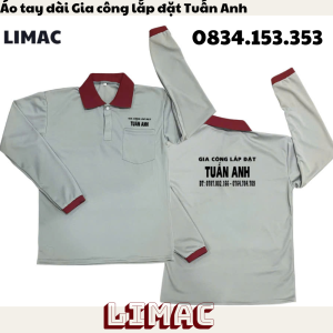Áo tay dài Gia công lắp đặt Tuấn Anh