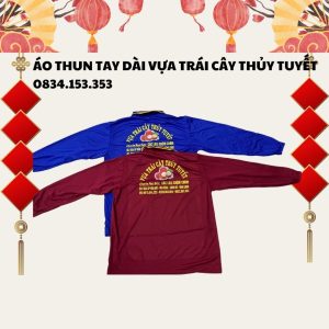 Áo thun tay dài vựa Trái cây Thủy Tuyết