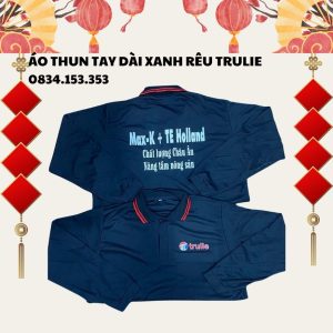 áo thun tay dài trulie màu đen