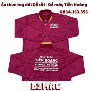 Áo thun tay dài Đồ sắt- Đồ máy Tiến Hoàng
