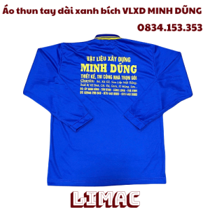 Áo thun tay dài vật liệu xây dựng Minh Dũng