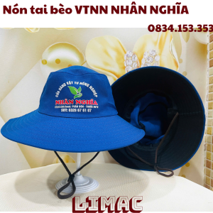 Nón tai bèo xanh dương VTNN Nhân Nghĩa