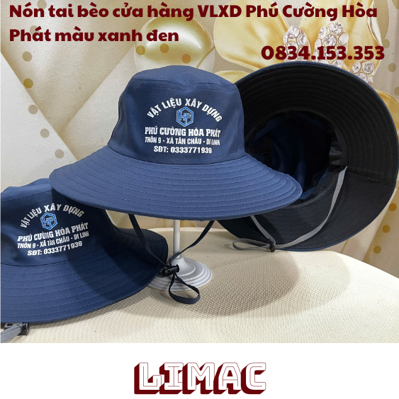 Nón tai bèo màu xanh đen VLXD Phú Cường Hòa Phát (3)