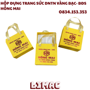 HỘP ĐỰNG TRANG SỨC DNTN VÀNG BẠC- BĐS HỒNG MAI