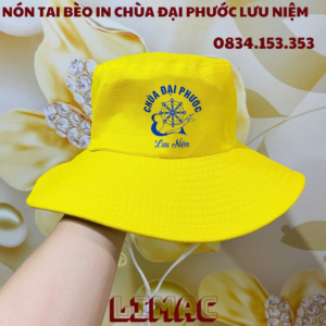 NÓN TAI BÈO IN CHÙA ĐẠI PHƯỚC LƯU NIỆM