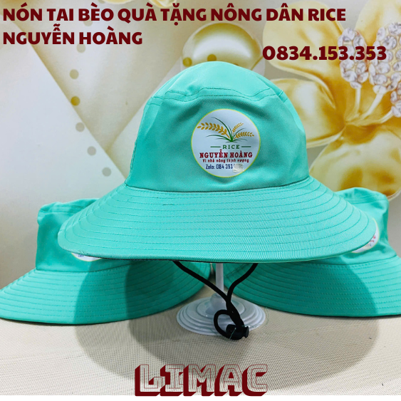 Nón tai bèo quà tặng nông dân Rice Nguyễn Hoàng (2)