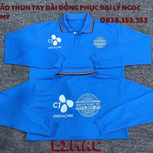 ÁO THUN TAY DÀI ĐỒNG PHỤC ĐẠI LÝ NGỌC MỸ