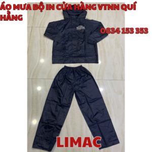 ÁO MƯA BỘ IN CỬA HÀNG VTNN QUÍ HẰNG