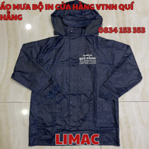 ÁO MƯA BỘ IN CỬA HÀNG VTNN QUÍ HẰNG