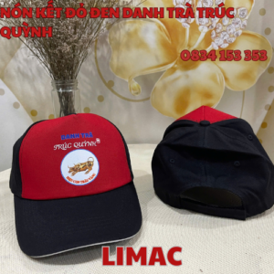 NÓN KẾT ĐỎ ĐEN DANH TRÀ TRÚC QUỲNH