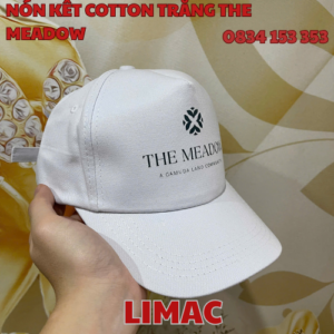 NÓN KẾT COTTON TRẮNG THE MEADOW