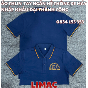 ÁO THUN TAY NGẮN HỆ THÔNG XE MÁY NHÂP KHẨU ĐẠI THÀNH CÔNG