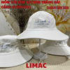 NÓN TAI BÈO COTTON TRẮNG SẢI CÁNH VƯƠN CAO