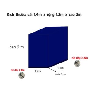 bạt trùm hàng may theo yêu cầu